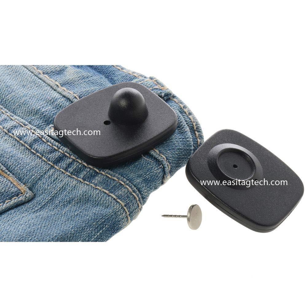 HD001 cloth anti-theft tag RF 8.2MHz Mini Security Tags with Pin  Checkpoint Security Compatible for Theft Prevention 