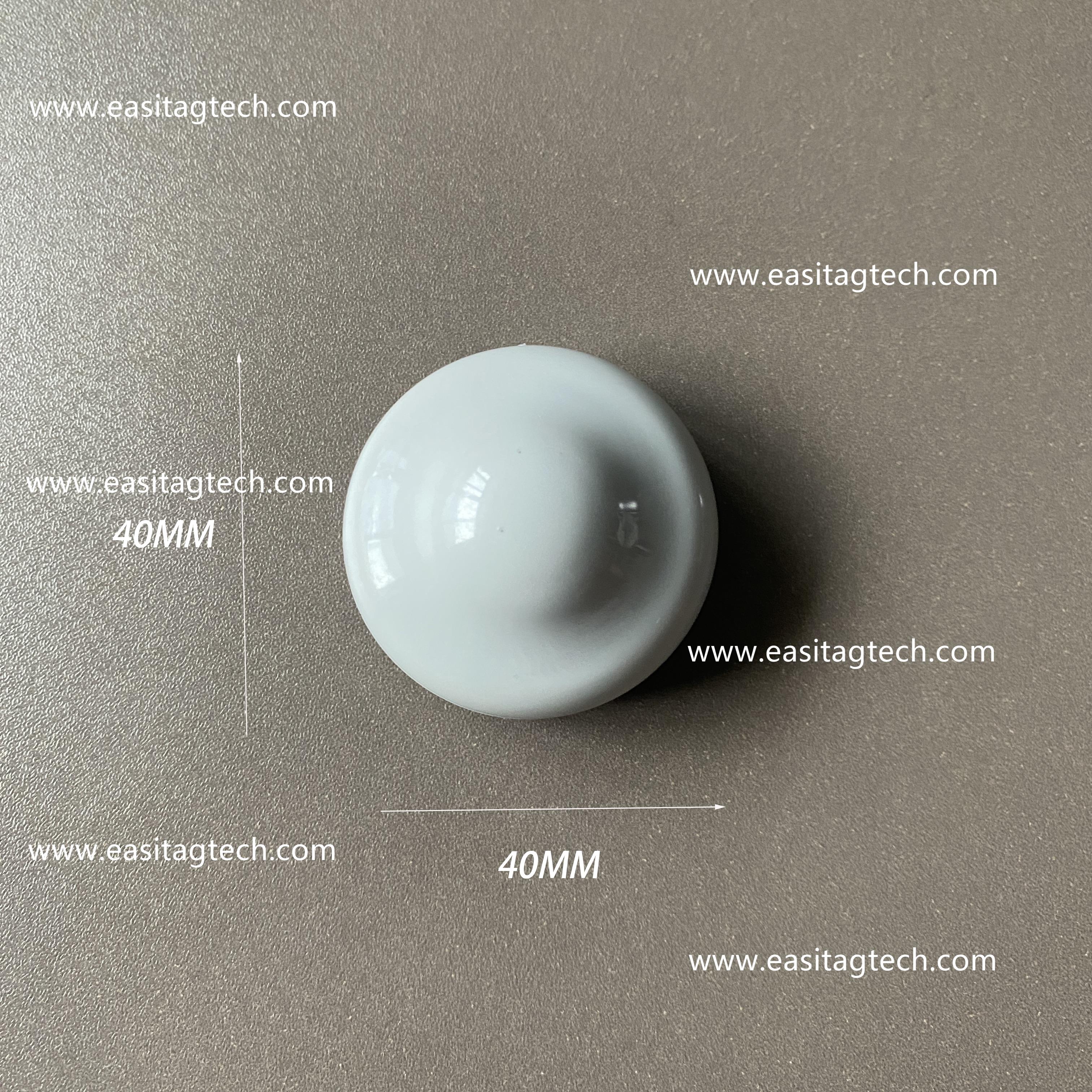 HD015 40mm round security tag eas 8.2mhz RF antitheft tag clothing store antitheft tag 