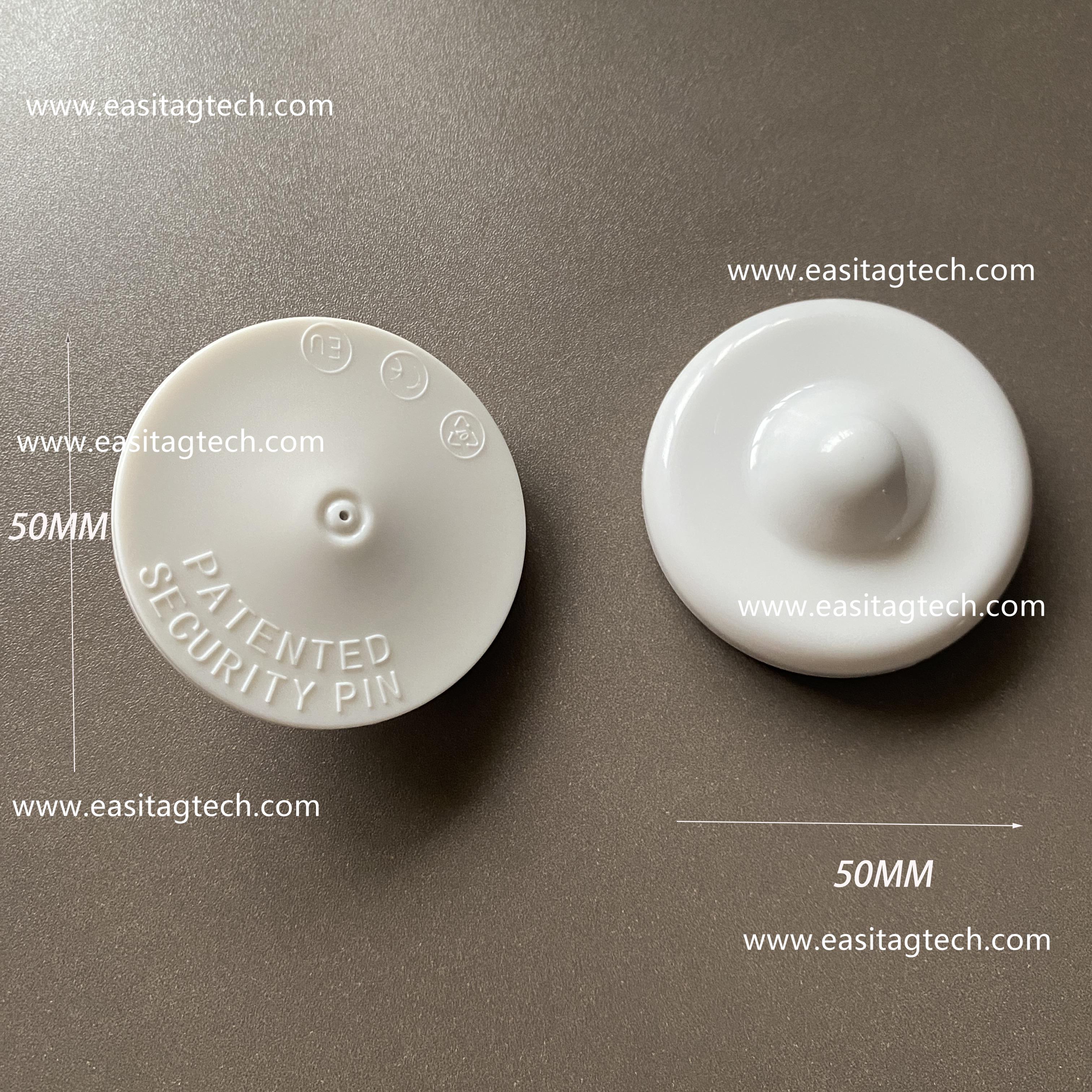 HD017 8.2MHz  ABS Plastic hard Tags With Standard 50mm Retail Anti-theft EAS Security Tags for Clothes Stores Security Dressing